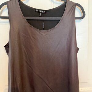 Sleeveless Olive Green Top